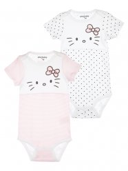 Белые боди, 2 шт в комплекте для девочки PlayToday Baby 32349006