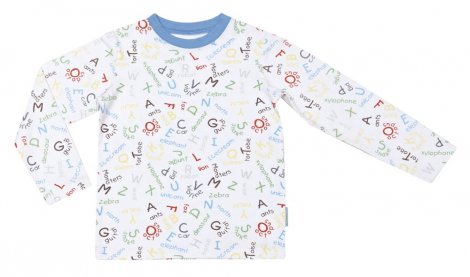 Белая пижама: футболка, брюки для мальчика PlayToday 325001, вид 1