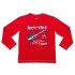 Красная футболка с длинным рукавом для мальчика PlayToday 341018, вид 1 превью