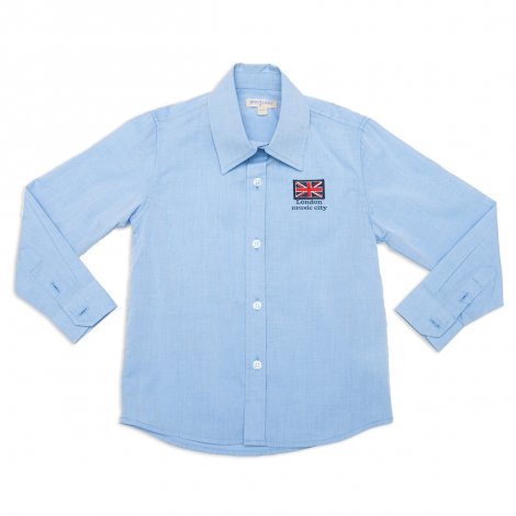 Голубая сорочка для мальчика PlayToday 341026, вид 1