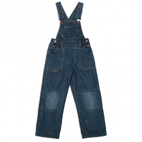 Синий полукомбинезон  джинсовый для мальчика PlayToday 341060, вид 1