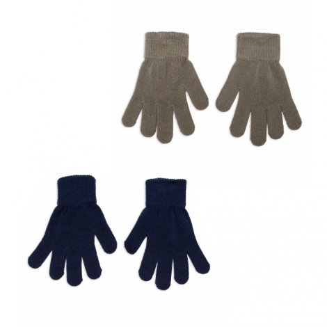 Темно-синие перчатки  , 2 пары в комплекте для мальчика PlayToday 341070, вид 1