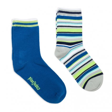 Синие носки  , 2 пары в комплекте для мальчика PlayToday 341072, вид 1