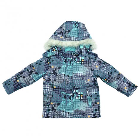 Разноцветная куртка зимняя на флисе для мальчика PlayToday 341080, вид 1