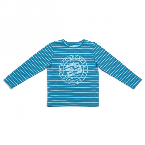 Голубая футболка с длинным рукавом для мальчика PlayToday 341097, вид 1