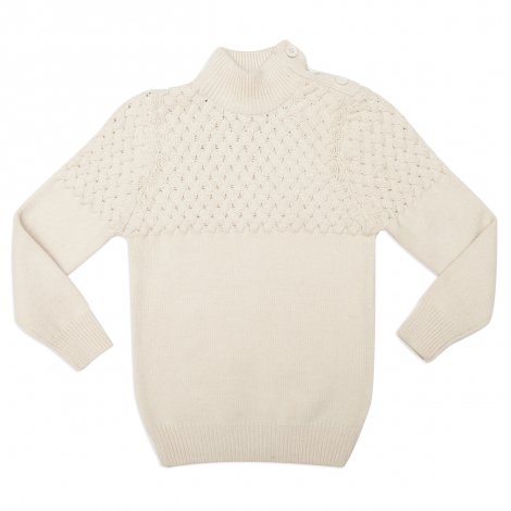 Молочный свитер для девочки PlayToday 342008, вид 1