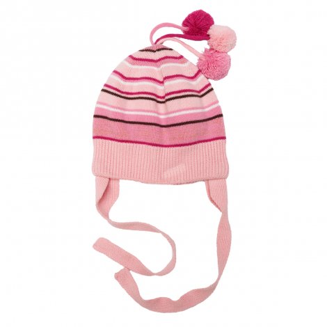 Розовая шапка для девочки PlayToday 342035, вид 1