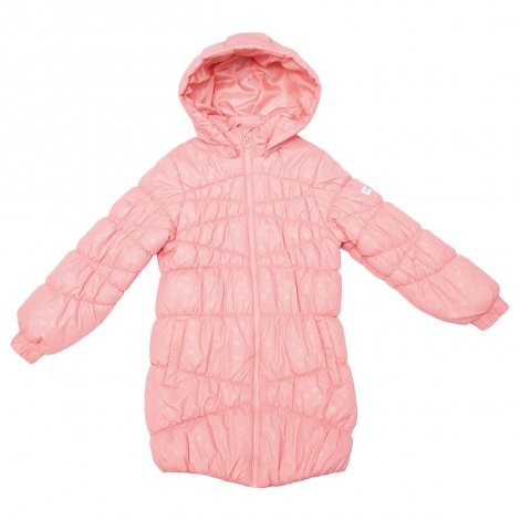 Розовое пальто для девочки PlayToday 342050, вид 1