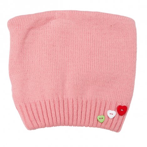Розовая шапка для девочки PlayToday 342086, вид 1