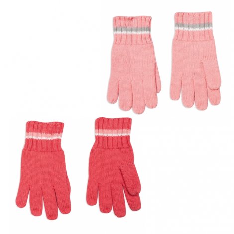 Коралловые перчатки , 2 пары в комплекте для девочки PlayToday 342090, вид 1