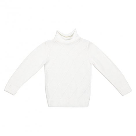 Белый свитер для девочки PlayToday 342104, вид 1