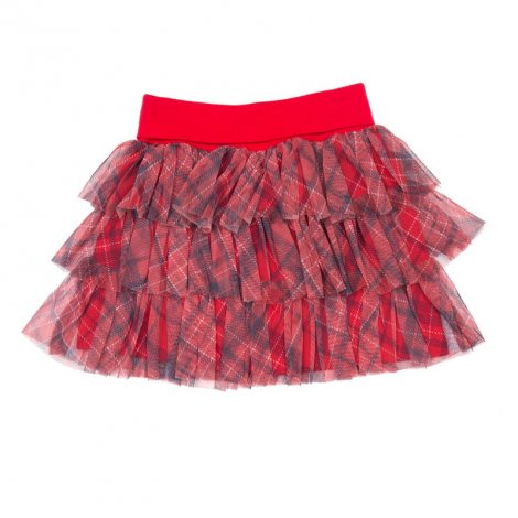 Красная юбка для девочки PlayToday 342116, вид 1