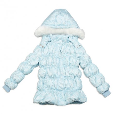 Голубая куртка зимняя (еврозима) для девочки PlayToday 342125, вид 1