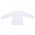 Белая футболка с длинным рукавом для девочки PlayToday 342143, вид 1 превью
