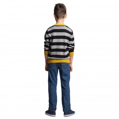 Серый свитер для мальчика S'COOL 343057, вид 5