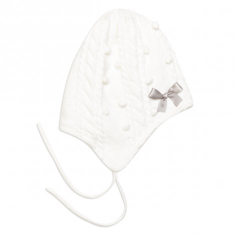 Белая шапка для девочки S'COOL 344094, вид 1