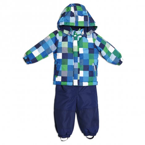 Синий комплект зимний : куртка, полукомбинезон для мальчика PlayToday Baby 347001, вид 1