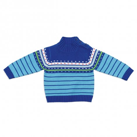 Синий свитер для мальчика PlayToday Baby 347006, вид 1