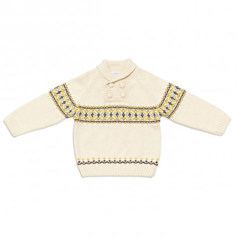 Бежевый свитер для мальчика PlayToday Baby 347045, вид 1