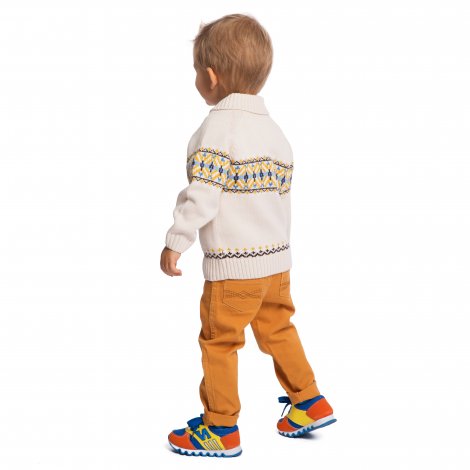 Бежевый свитер для мальчика PlayToday Baby 347045, вид 4