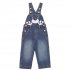 Синий полукомбинезон  джинсовый для мальчика PlayToday Baby 347049, вид 1 превью