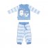 Голубой комплект  : футболка с длинным рукавом, брюки для мальчика PlayToday Baby 347064, вид 1 превью