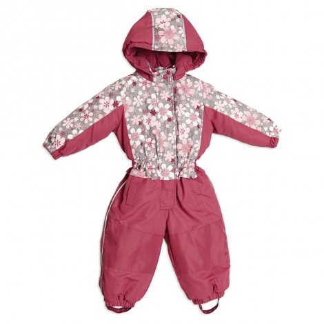 Бордовый комбинезон для девочки PlayToday Baby 348002, вид 1