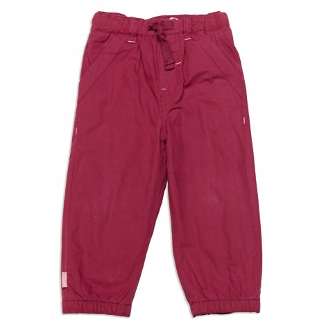 Бордовые брюки для девочки PlayToday Baby 348011, вид 1