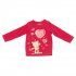 Малиновая футболка с длинным рукавом для девочки PlayToday Baby 348024, вид 1 превью