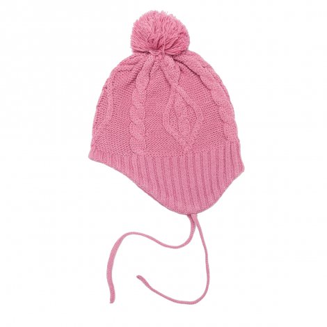 Розовая шапка для девочки PlayToday Baby 348030, вид 1