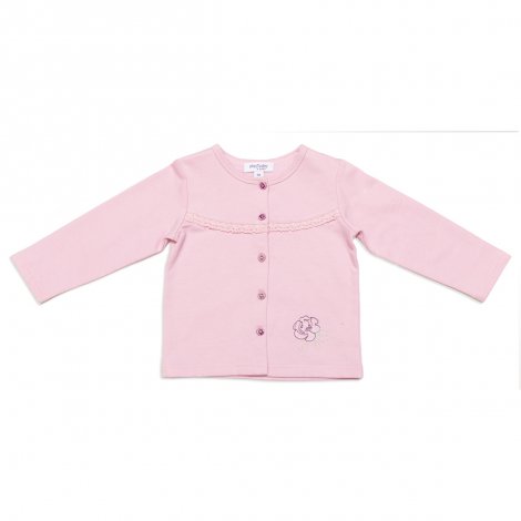 Розовая толстовка для девочки PlayToday Baby 348070, вид 1