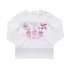 Белая футболка с длинным рукавом для девочки PlayToday Baby 348074, вид 1 превью