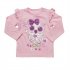 Розовая футболка с длинным рукавом для девочки PlayToday Baby 348075, вид 1 превью
