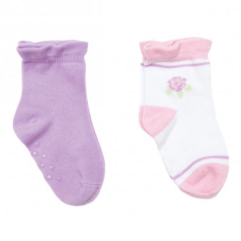 Розовые носки  , 2 пары в комплекте для девочки PlayToday Baby 348082, вид 1