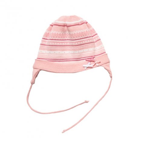 Розовая шапка для девочки PlayToday Baby 348804, вид 1