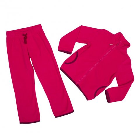 Розовый комплект: толстовка, брюки для девочки PlayToday 349006, вид 1