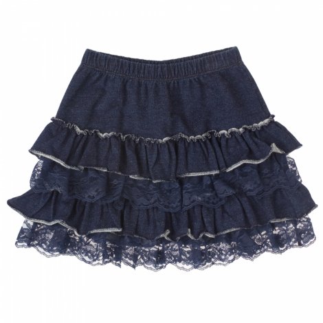 Темно-синяя юбка для девочки PlayToday 352086, вид 1