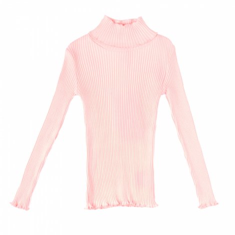 Розовая водолазка для девочки PlayToday 352122, вид 1