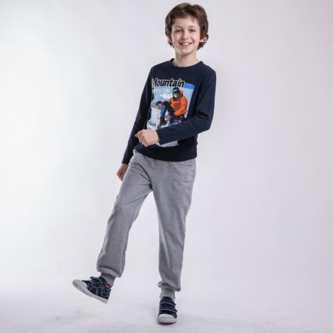 Серые брюки для мальчика S'COOL 353048, вид 3