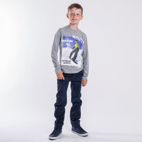 Темно-синие брюки для мальчика S'COOL 353075, вид 1