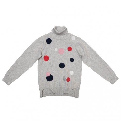 Серый джемпер для девочки PlayToday 362006/415, вид 1