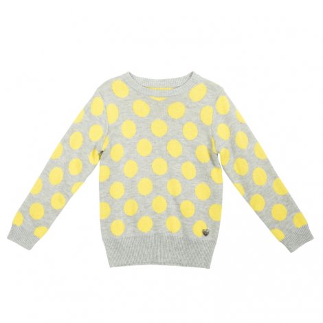 Серый свитер для девочки PlayToday 362156, вид 1