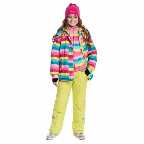 Желтая куртка для девочки S'COOL 364065, вид 2