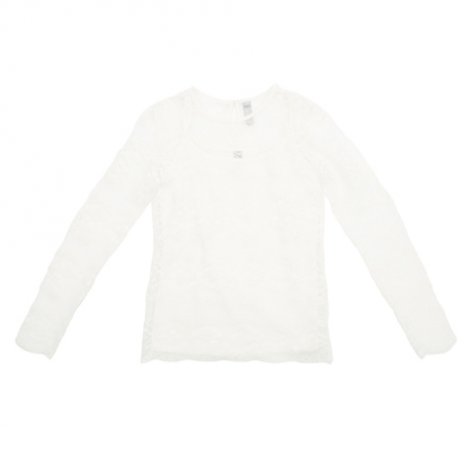 Белая блузка для девочки S'COOL 364073, вид 3