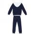 Темно-синий комплект: толстовка, брюки для девочки PlayToday 364081, вид 2 превью