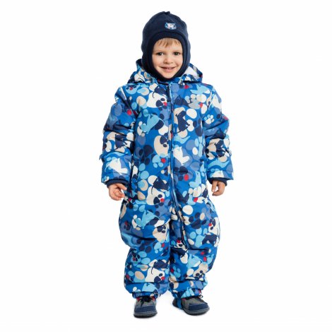 Голубой комбинезон зимний для мальчика PlayToday Baby 367052, вид 2