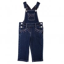 Полукомбинезон джинсовый для девочки PlayToday Baby 368009