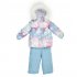 Голубой комплект зимний: куртка, полукомбинезон для девочки PlayToday Baby 368051, вид 1 превью