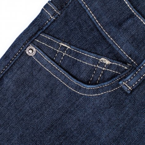 Синие брюки джинсовые на флисе для мальчика PlayToday 381064, вид 3