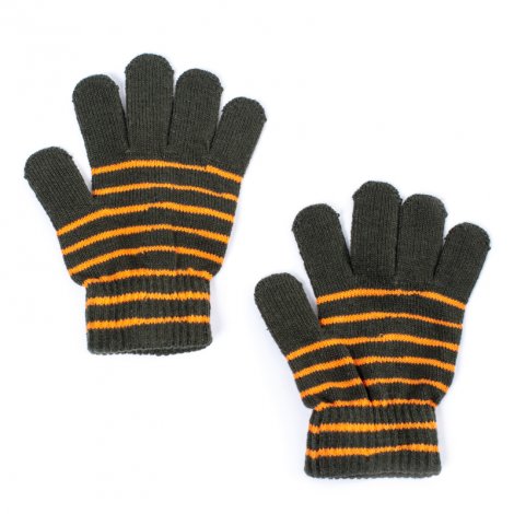 Оранжевый комплект: шапка, перчатки для мальчика PlayToday 381087, вид 2